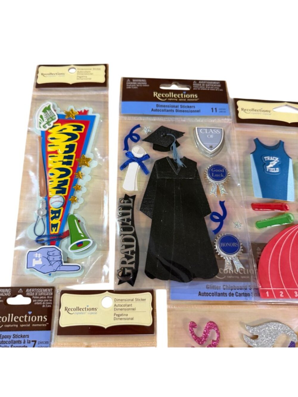 Recollections 3D Stickers Graduation Wedding Halloween Princess School Scrapbook - Picture 7 of 9